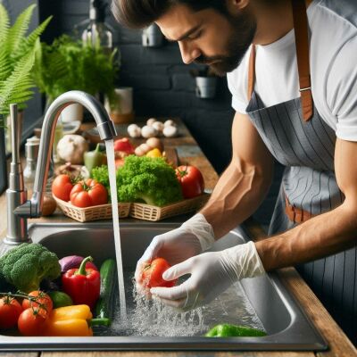Imagem Higienizando-os-vegetais